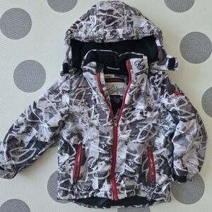 Children's Camouflage Winter Jacket with Hood